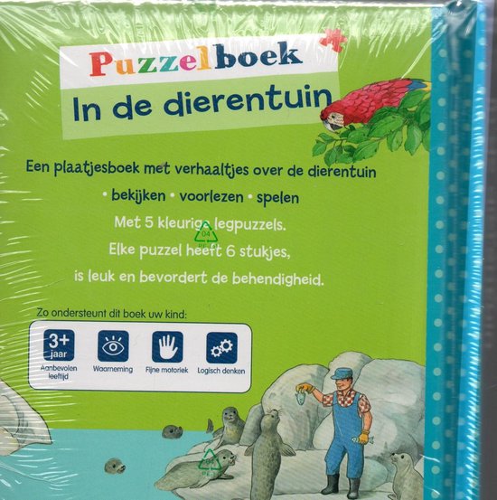 Puzzelboek In de dierentuin