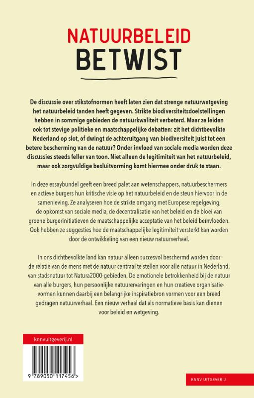 Natuurbeleid betwist achterkant