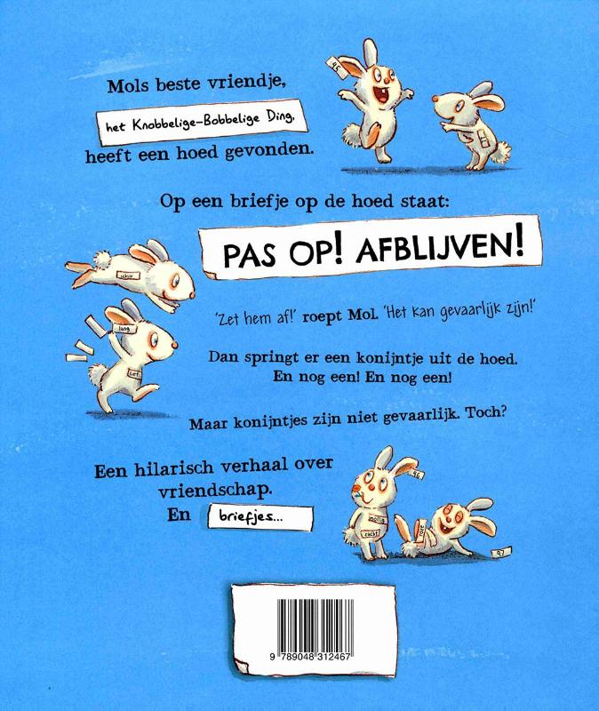 Pas op! Afblijven! achterkant