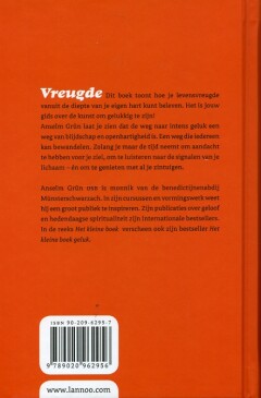 Het kleine boek vreugde achterkant