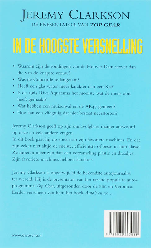 In de hoogste versnelling In de hoogste versnelling achterkant