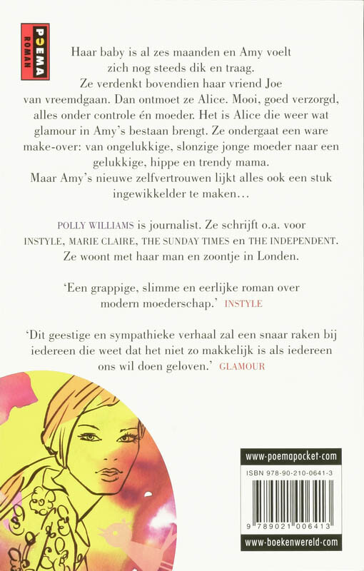 De lotgevallen van een mooie mama / Chicklit-reeks Poema Pocket achterkant