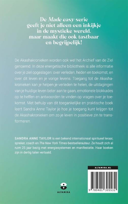 De Akashakronieken achterkant