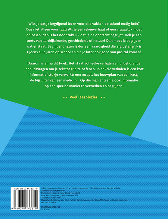 Begrijpend lezen kun je leren 3de leerjaar groep 5 (groen) achterkant