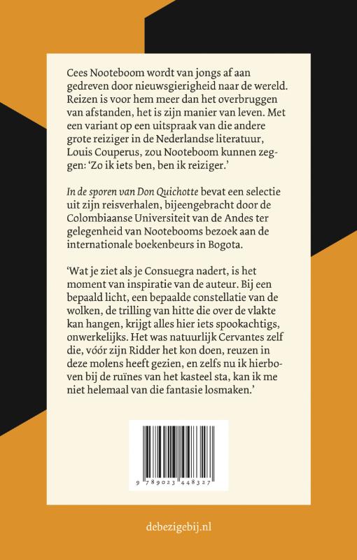 In de sporen van Don Quichot In de sporen van Don Quichot achterkant