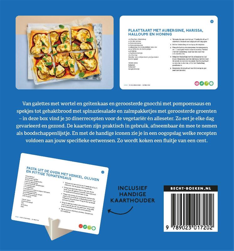 30 receptkaarten - Oven achterkant