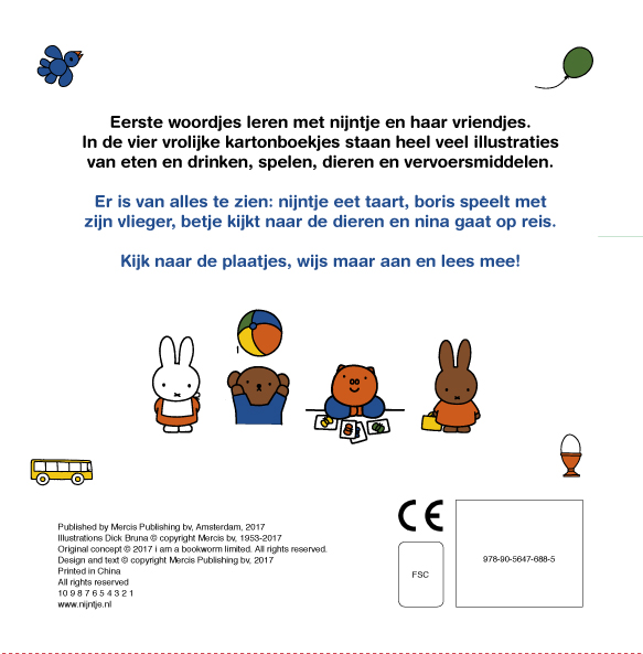 Nijntje eerste woordjes achterkant