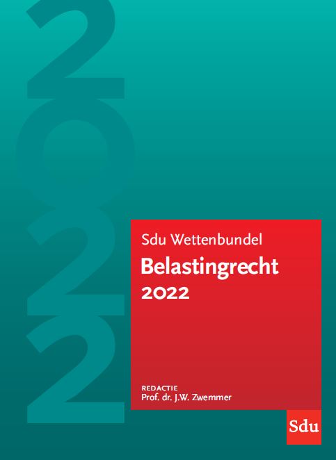 boekenbalie_9789012407526_cover Sdu Wettenbundel Belastingrecht / 2022 / Educatieve wettenverzameling