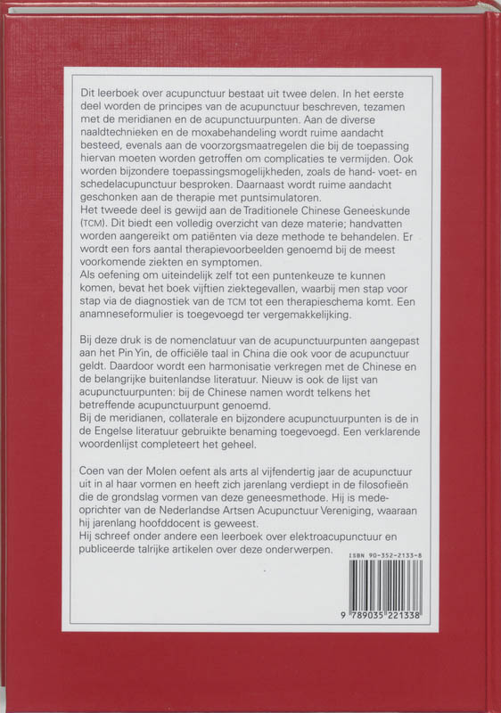 Acupunctuur Acupunctuur achterkant