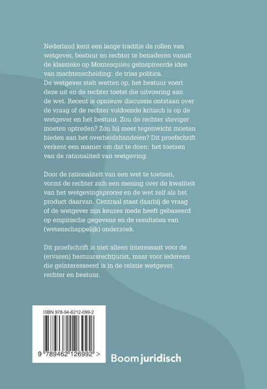Rechterlijke toetsing van de rationaliteit van algemeen verbindende voorschriften achterkant