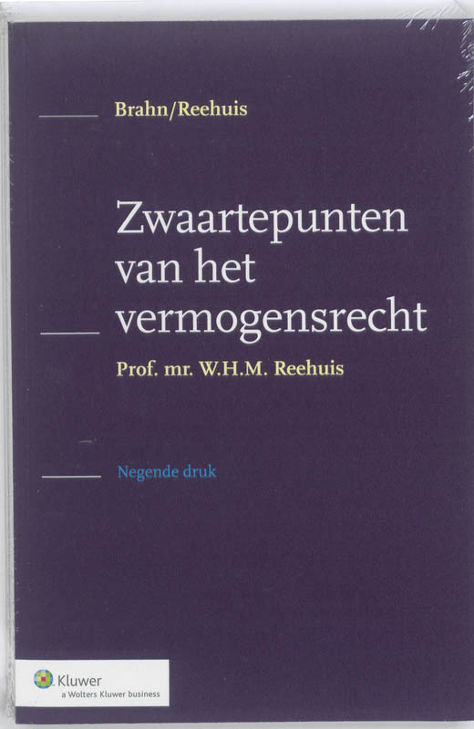boekenbalie_9789013074048_cover Zwaartepunten van het vermogensrecht