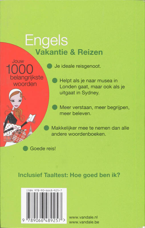 Engels / vakantie en reizen / Jouw 1000 belangrijkste woorden achterkant
