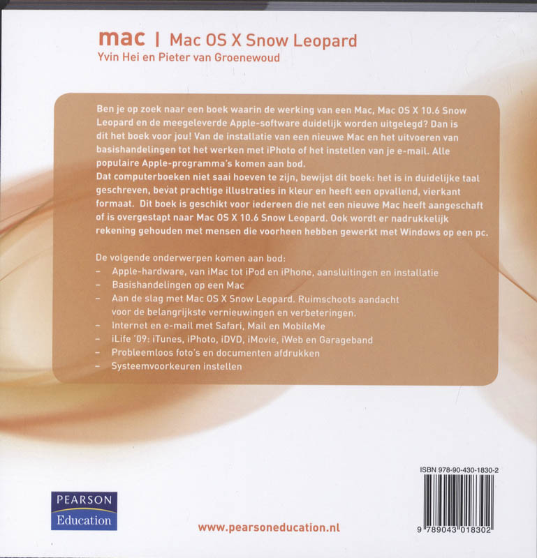 Mac - Mac OS X Snow Leopard achterkant