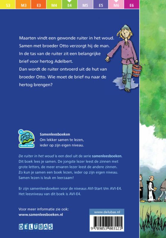 De ruiter in het woud / Samenleesboeken achterkant