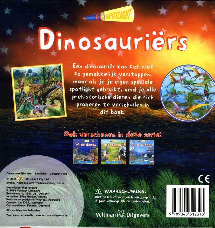 Dinosauriërs / Spotlight achterkant