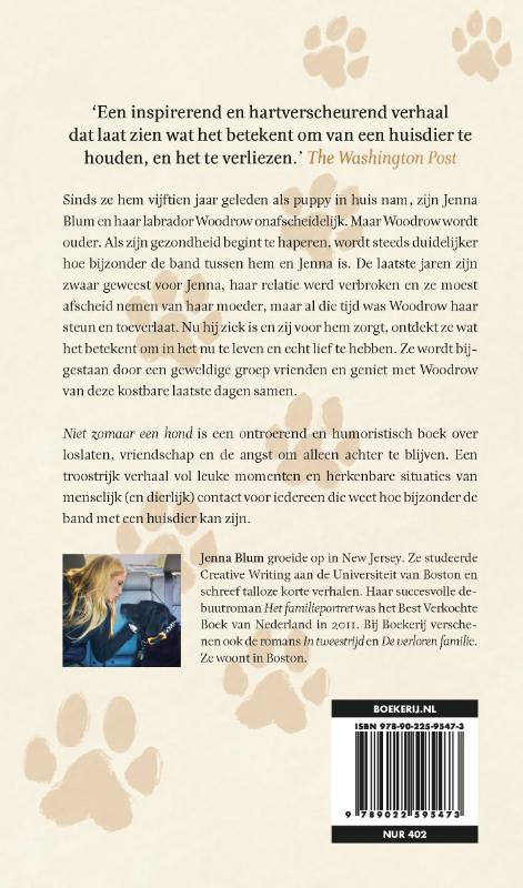 Niet zomaar een hond Niet zomaar een hond achterkant