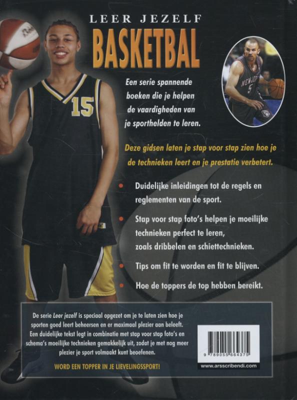 Leer jezelf  -   Basketbal achterkant