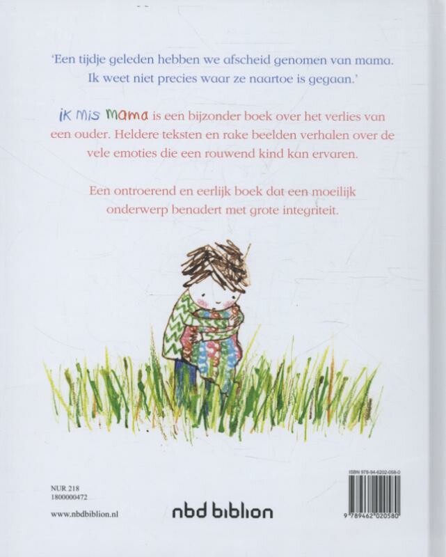 Ik mis mama achterkant