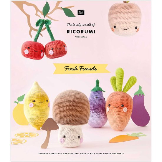 Boek Ricorumi Fresh Friends - met verloop bollen - boek met patronen