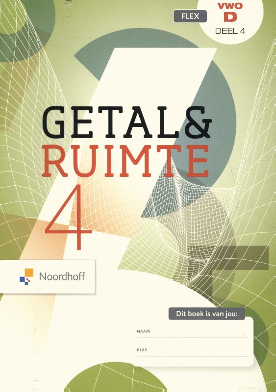 Getal en Ruimte vwo wiskunde D deel 4 FLEX