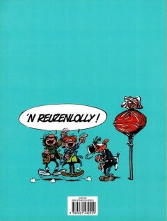 Wapenstokken, fluitjes en 'n grote lolly! / Guust / 5 achterkant
