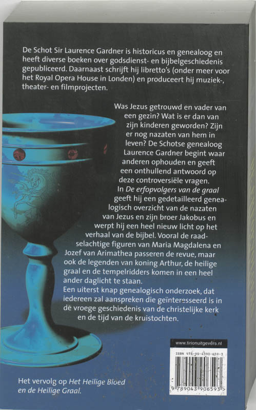 De erfopvolgers van de graal De erfopvolgers van de graal achterkant