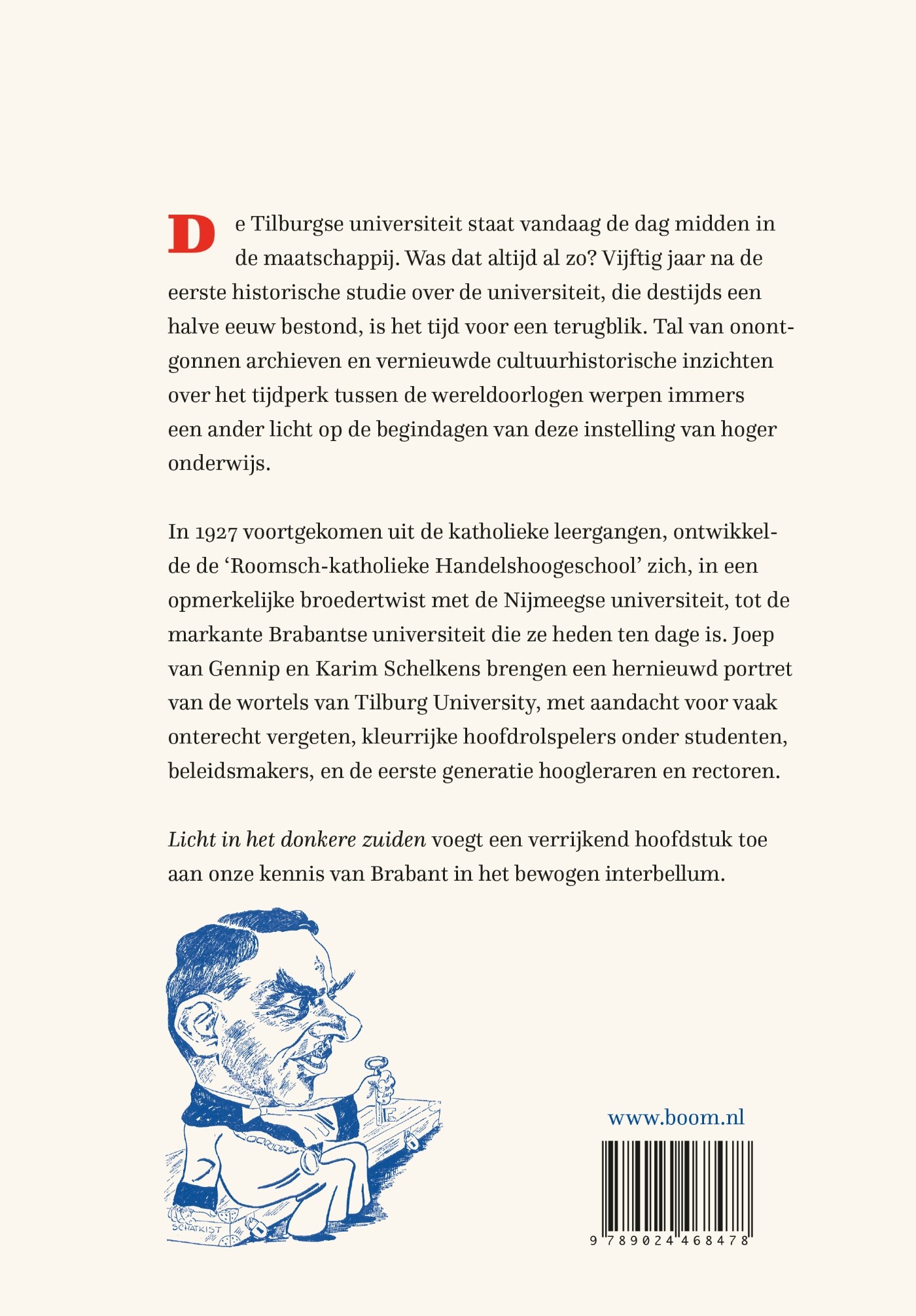 Licht in het donkere zuiden achterkant