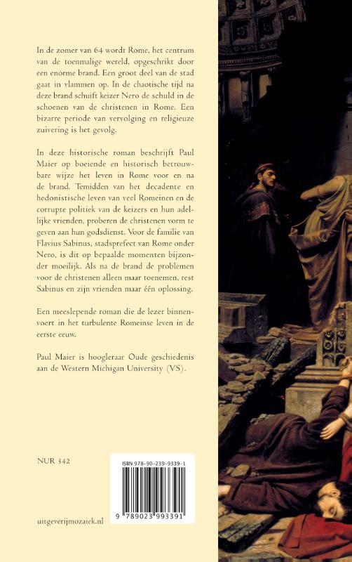 De brand van Rome De brand van Rome achterkant