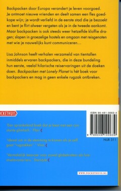 Backpacken met Lonely planet achterkant