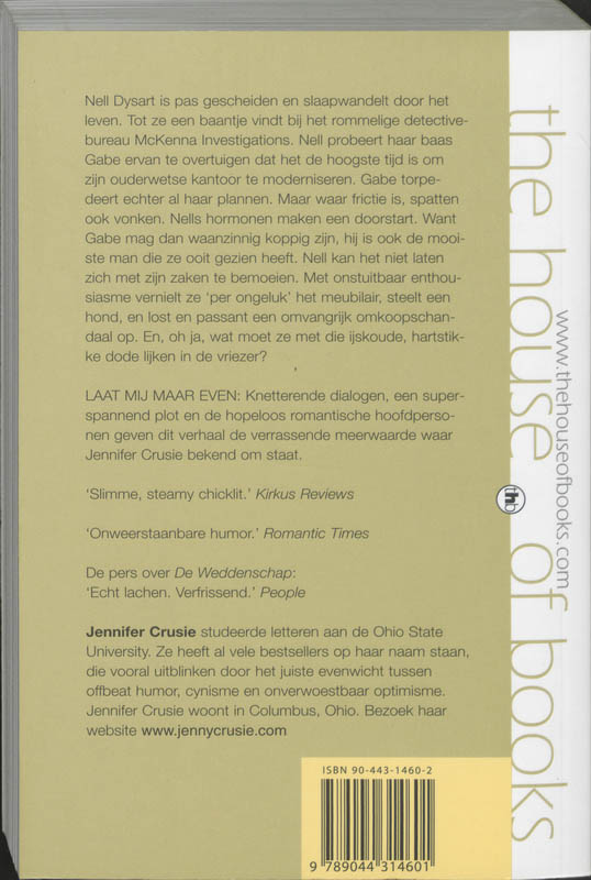 LAAT MIJ MAAR EVEN achterkant