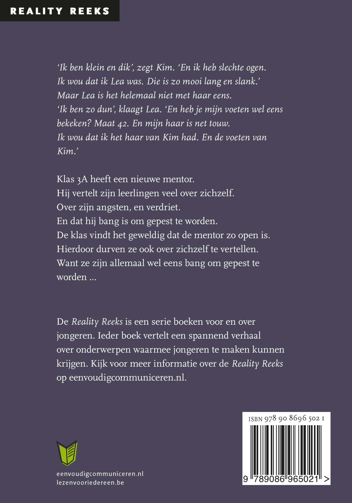 Doe normaal! / Reality Reeks / 4 achterkant