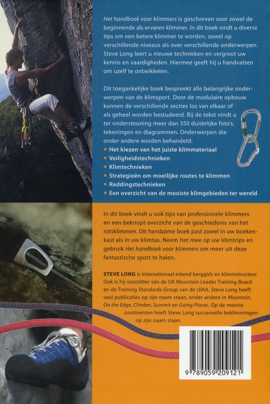 Het handboek voor klimmers Het handboek voor klimmers achterkant