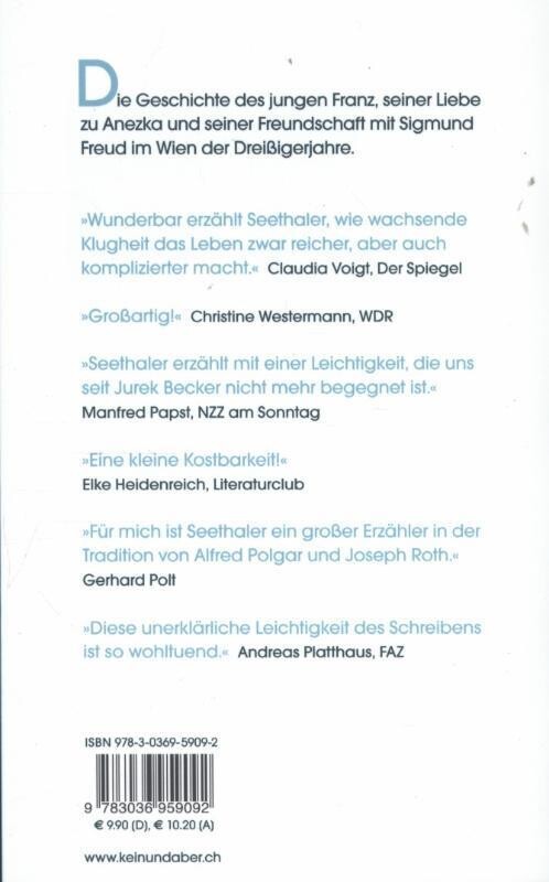 Der Trafikant / Kein & Aber pocket achterkant