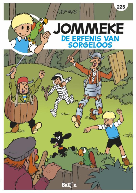 De erfenis van Sorgeloos / Jommeke strip - nieuwe look / 225