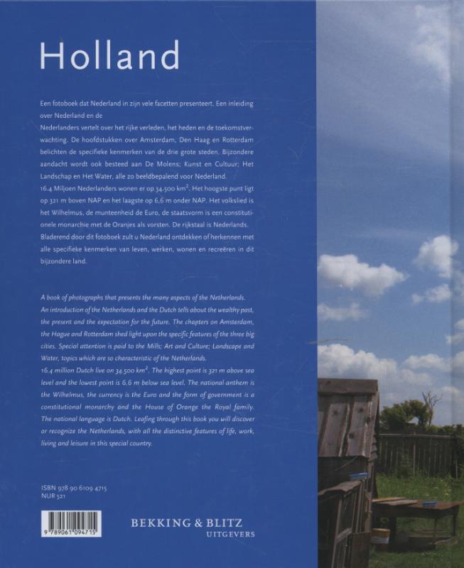 Holland Nederlands - Engels achterkant