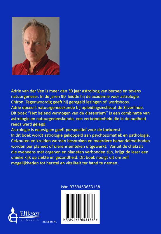 Het helend vermogen van de dierenriem achterkant