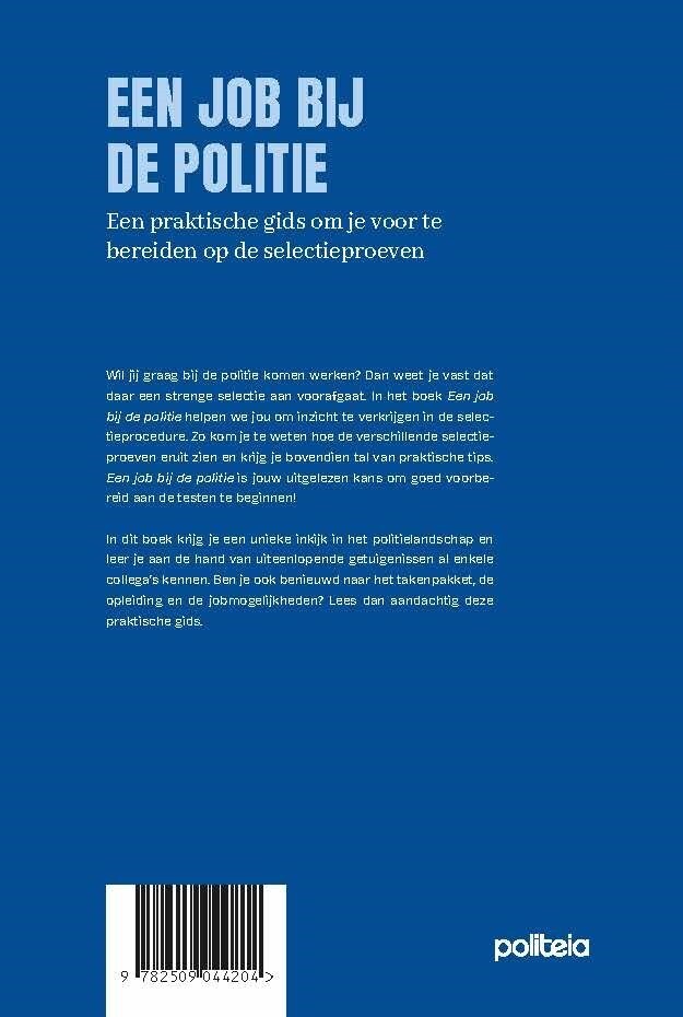 Een job bij de politie achterkant