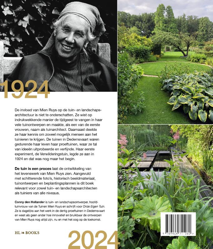 De tuin is een proces achterkant