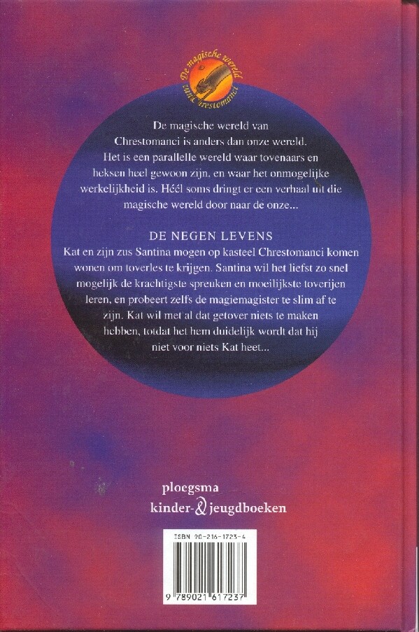 De negen levens / De magische wereld van Chrestomanci / 1 achterkant