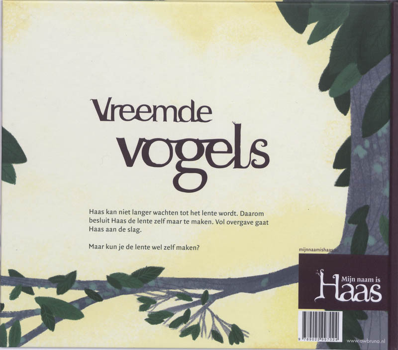 Vreemde Vogels achterkant