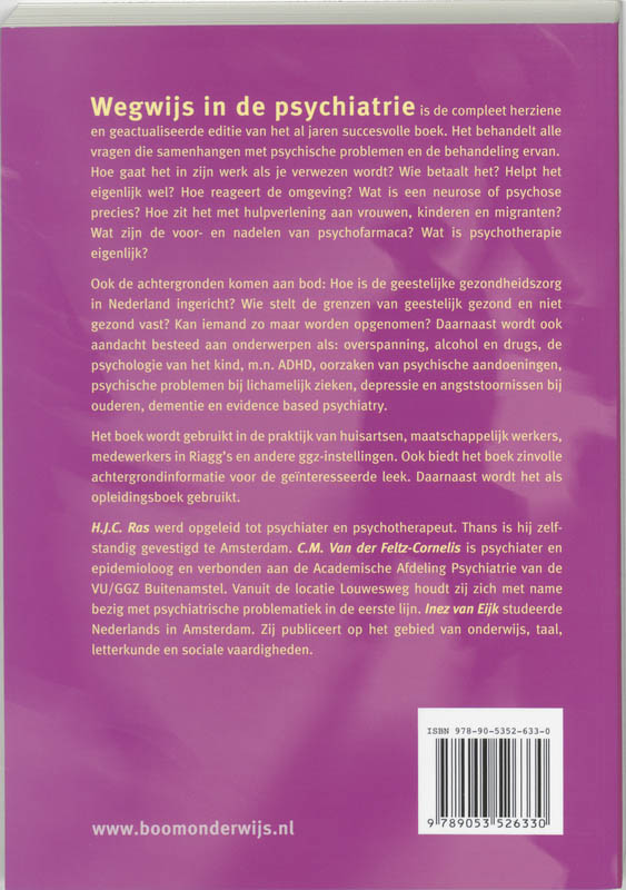 Wegwijs in de psychiatrie Wegwijs in de psychiatrie achterkant