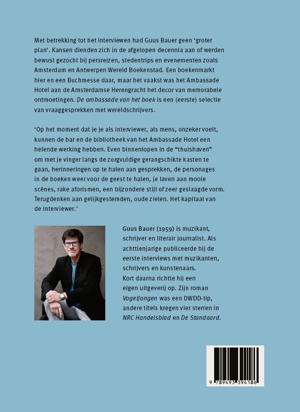 De Ambassade van het boek achterkant