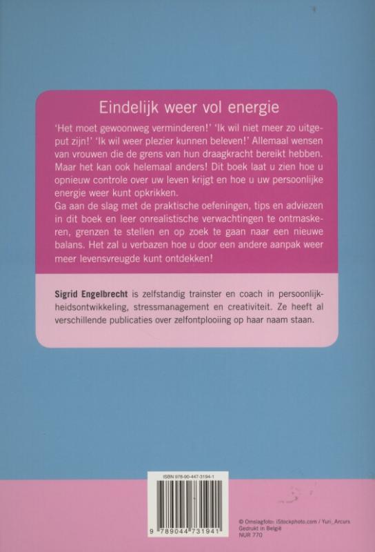 Het anti burn-out boek achterkant