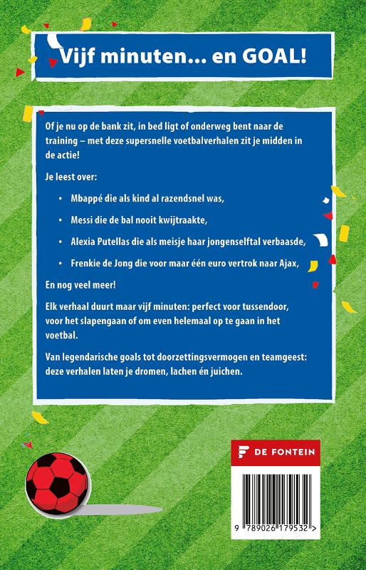 Vijf minuten voetbalverhalen / Fantastisch voetbal achterkant