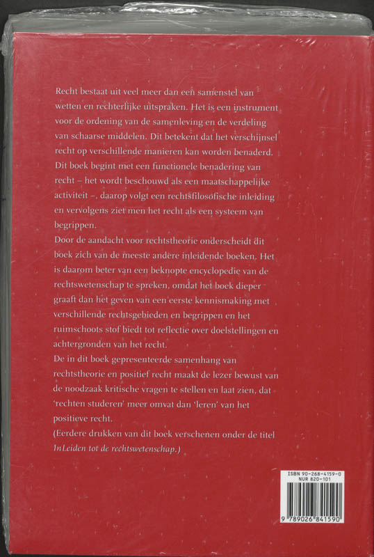 Encyclopedie van de rechtswetenschap achterkant