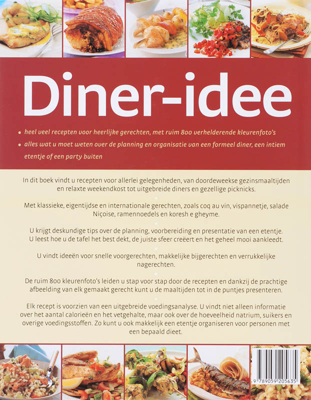 Diner-Idee achterkant