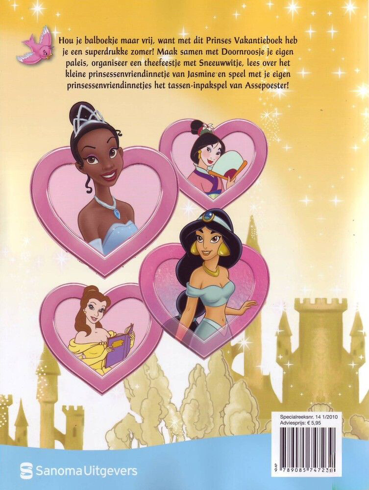 Prinses vakantieboek 2010 / Prinses vakantieboeken / 2 achterkant