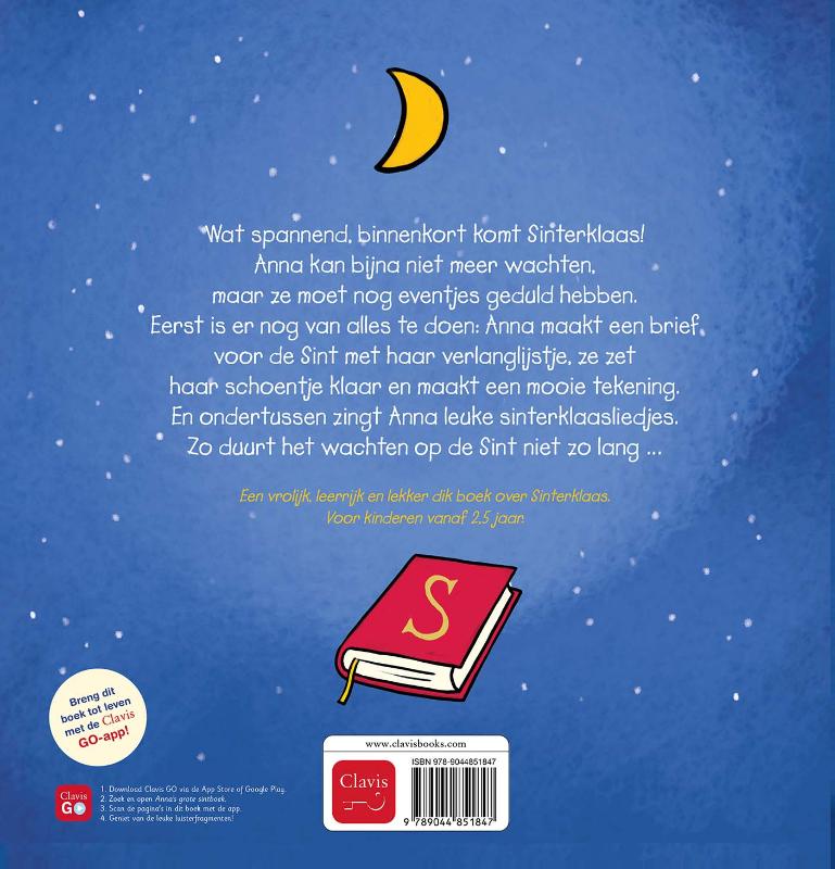 Anna's grote sintboek / Anna achterkant