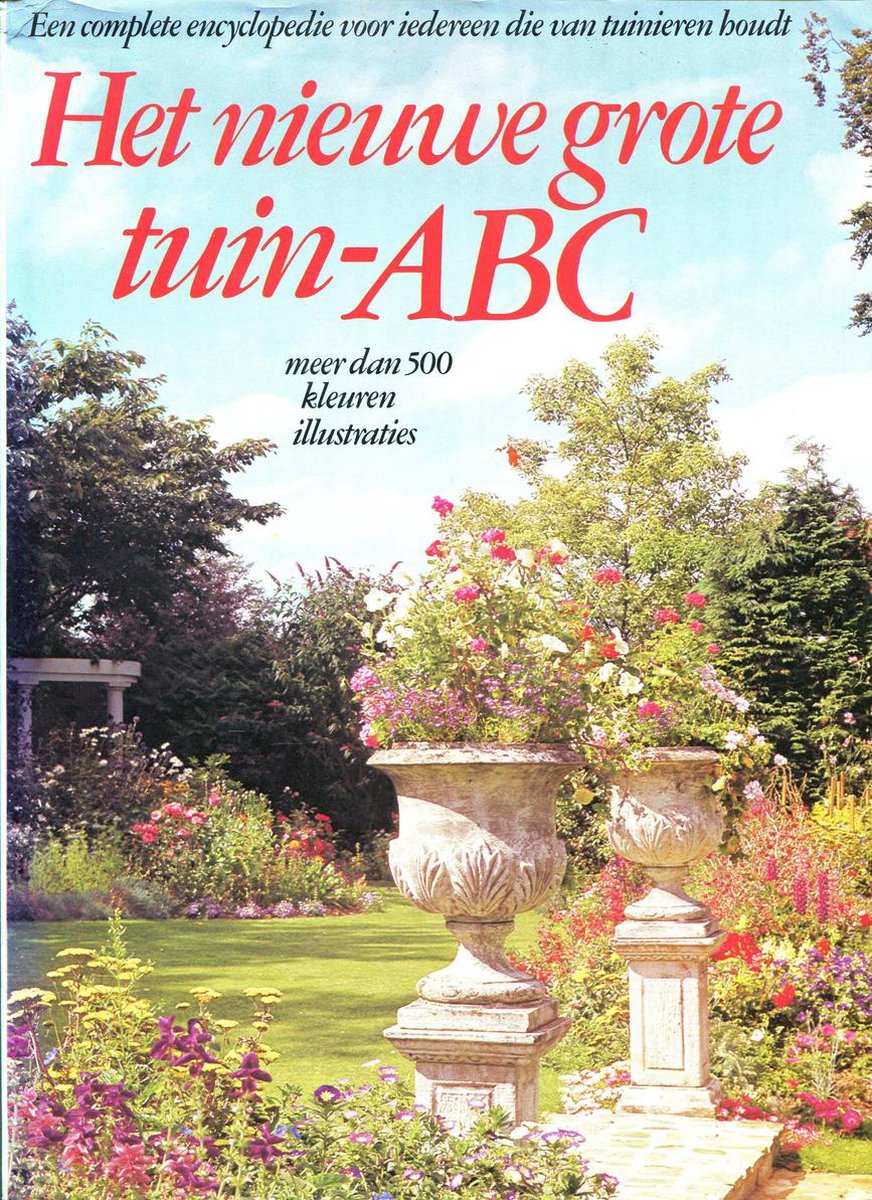 Nieuwe grote tuin-abc