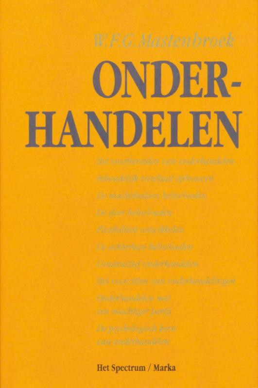 W.F.G. Mastenbroek Onderhandelen thumbnail